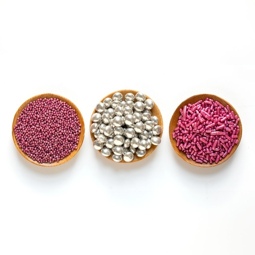 [2082108] Set decor mix plata y rosa 85gr DECORA