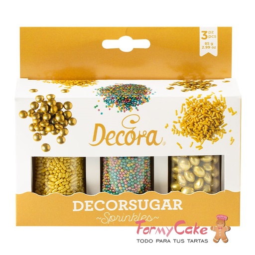 [2082106] Set decor mix oro y multicolor 85gr DECORA