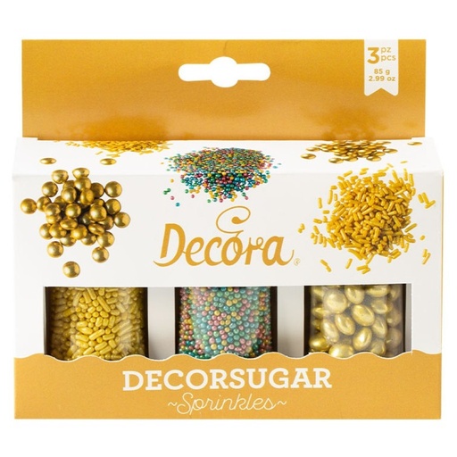 [2082106] Set decor mix oro y multicolor 85gr DECORA
