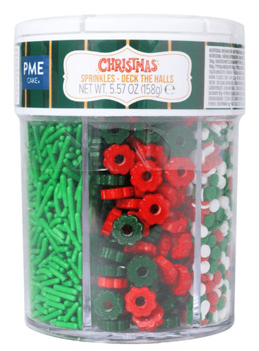 [CH24SX041] Sprinkle navidad 6 en 1 figuritas navideñas 158g PME