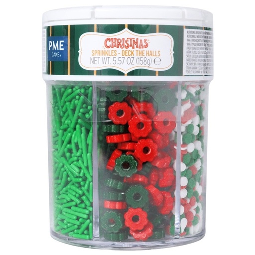 [CH24SX041] Sprinkle navidad 6 en 1 figuritas navideñas 158g PME