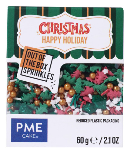 [CH24OTB042] Sprinkle navidad felices fiestas 60g PME