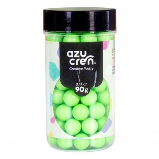 [AZ01642] Superbola verde pastel 10mm 90g. AZUCREN