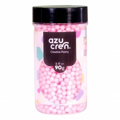 [AZ01612] Bola rosa pastel 4mm 90g. AZUCREN