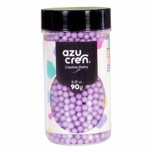 [AZ01616] Bola lila pastel 4mm 90g. AZUCREN