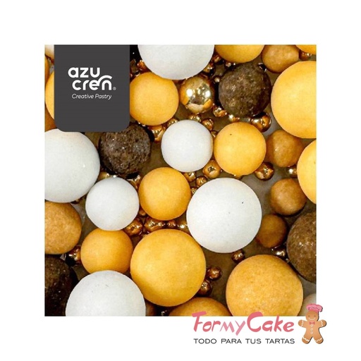 [AZ01911] Sprinkle autumn pearls 90g. AZUCREN