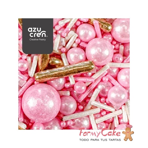 [AZ01905] Sprinkle lady pink 90g. AZUCREN