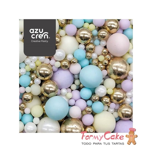 [AZ01909] Sprinkle funny pearls 90g. AZUCREN