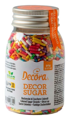 [2081139] Fideos azúcar de colores 90gr DECORA