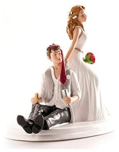 [305133] Figura boda "bebido" 18cm DEKORA
