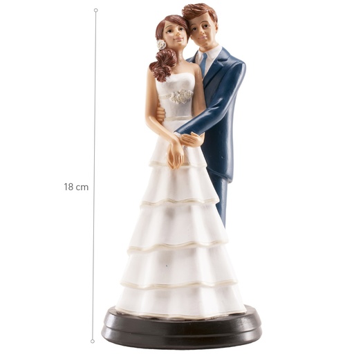 [305060] Figura para tarta boda "laura y Álvaro" 18cm DEKORA