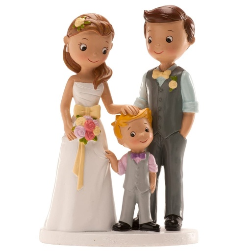 [305081] Figura para tarta boda "con niño" 16cm DEKORA