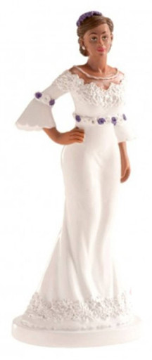 [305083] Figura para tartas de boda mujer "glamour" 16 CM