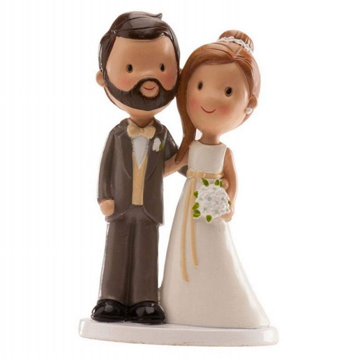 [305074] Figura para tarta boda "old fashion" 14cm DEKORA