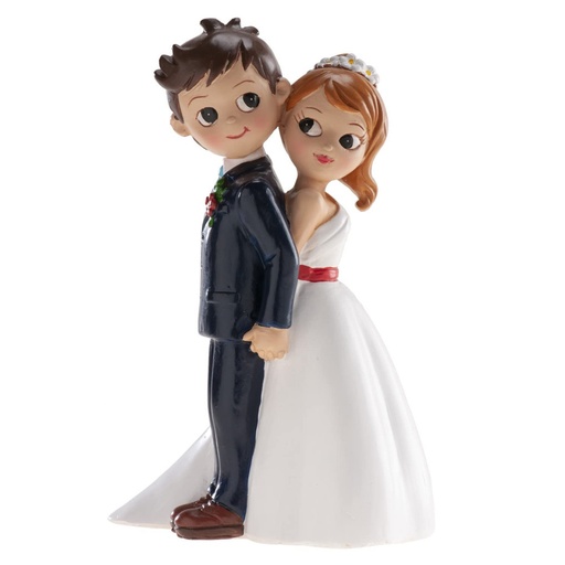 [305111] Figura para tarta boda "de espaldas" 16cm DEKORA
