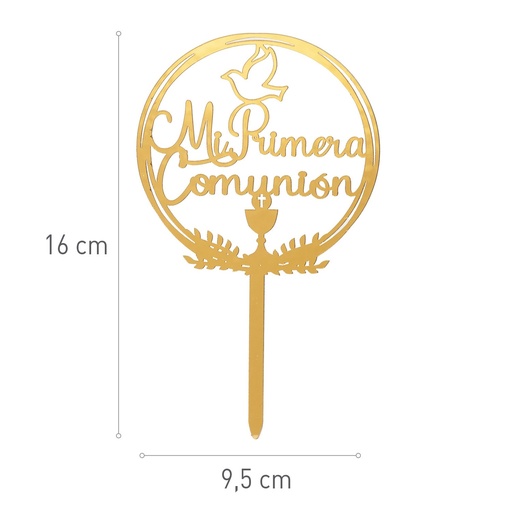 [354176] Topper tarta acrílico mi primera comunión comunión DEKORA
