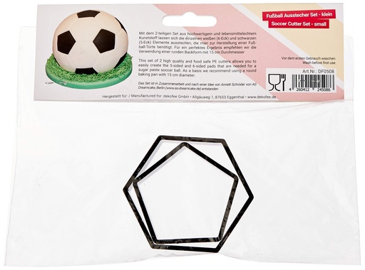 [DF0508] Set 2 cortadores futbol DEKOFEE