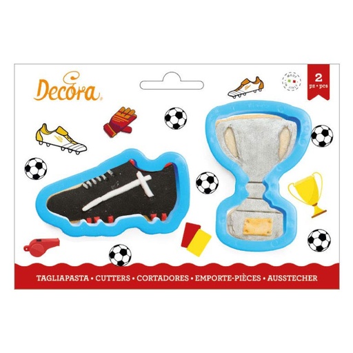 [0255208] Kit cortadores trofeo y zapatilla 2ud. DECORA