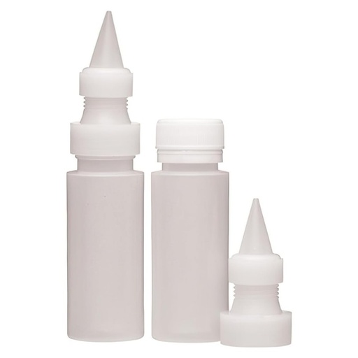 [kcicbot] Pack de botellas con boquillas, plástico, blanco, 10 cm, 2 ud kitchen CRAFT