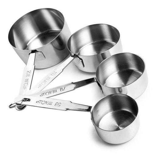 [701910] Set tazas medidoras inox. 4ud. IBILI