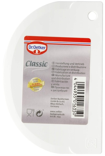 [DRO1635] Espátula para cobertura, plástico 11x7,5 dr. OETKER