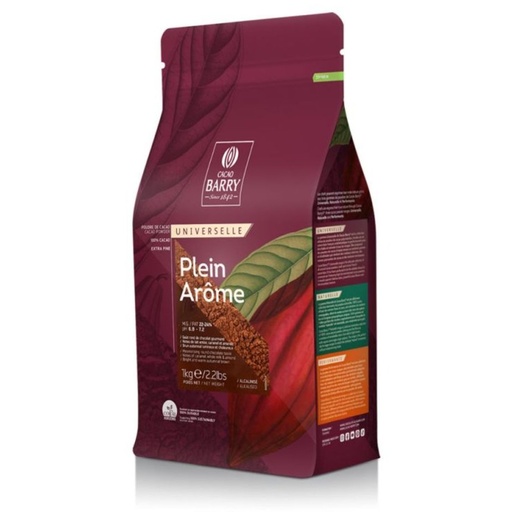 [CB330355] Cacao en polvo plein arôme 1kg cacao BARRY