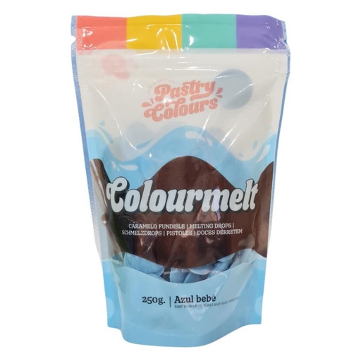 [P060274] Colormelt azul bebé 250gr pastry COLOURS