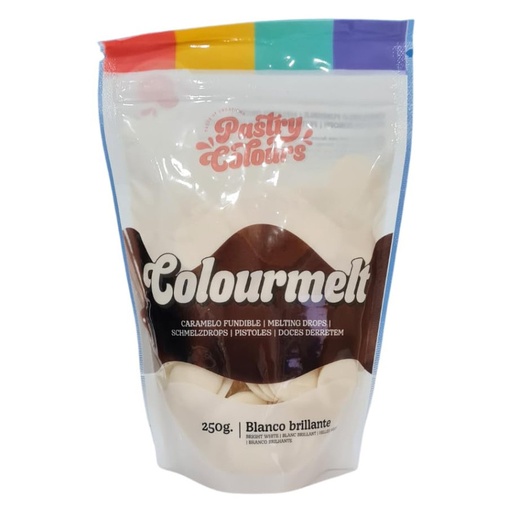 [P060271] Colormelt blanco brillante 250gr pastry COLOURS