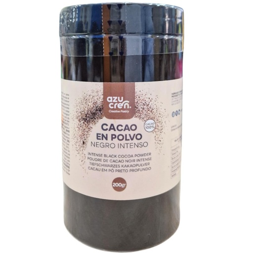 [AZ01584] Cacao en polvo negro intenso 200gr AZUCREN