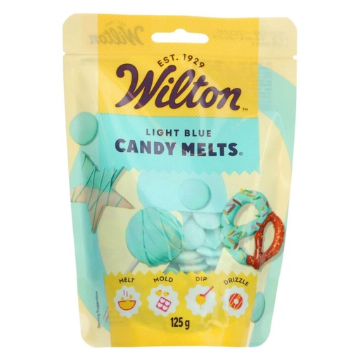 [04-0-0502] Candy melts azul claro 125gr WILTON