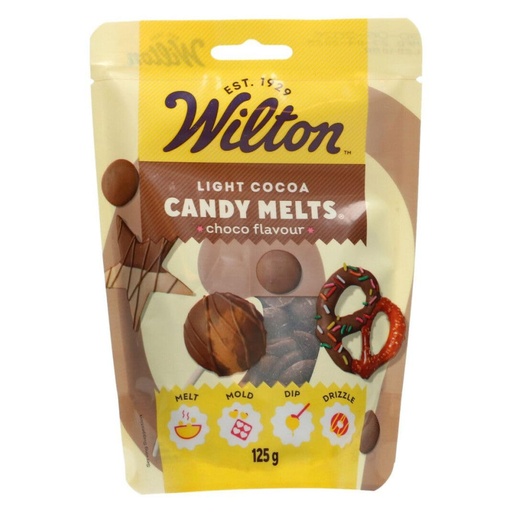 [04-0-0505] Candy melts cacao claro 125gr WILTON