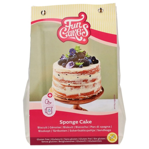 [FC86250] Preparado bizcocho 500gr sin gluten FUNCAKES