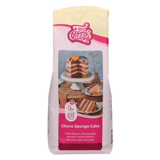 [F10535] Preparado bizcocho chocolate 1kg FUNCAKES