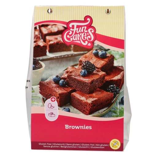 [F11100] Preparado brownies 500g sin gluten FUNCAKES